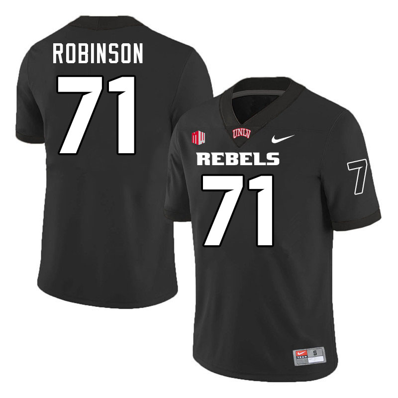 Ace Robinson UNLV Jersey,UNLV Rebels Football Uniforms,Jerseys,Gears-Black Ace Robinson UNLV Jersey,UNLV Rebels Football Uniforms,Jerseys,Gears-Black